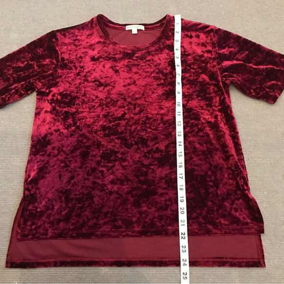 Love on a Hanger Crushed Velvet Top - Size Small - Picture 3 of 7